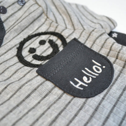 Pack of 3 Smiles and Hello Infant Bodysuits