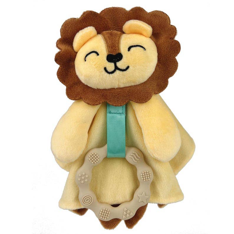 Lennox Lion Lovey - Plush Teething Toy Security Blanket