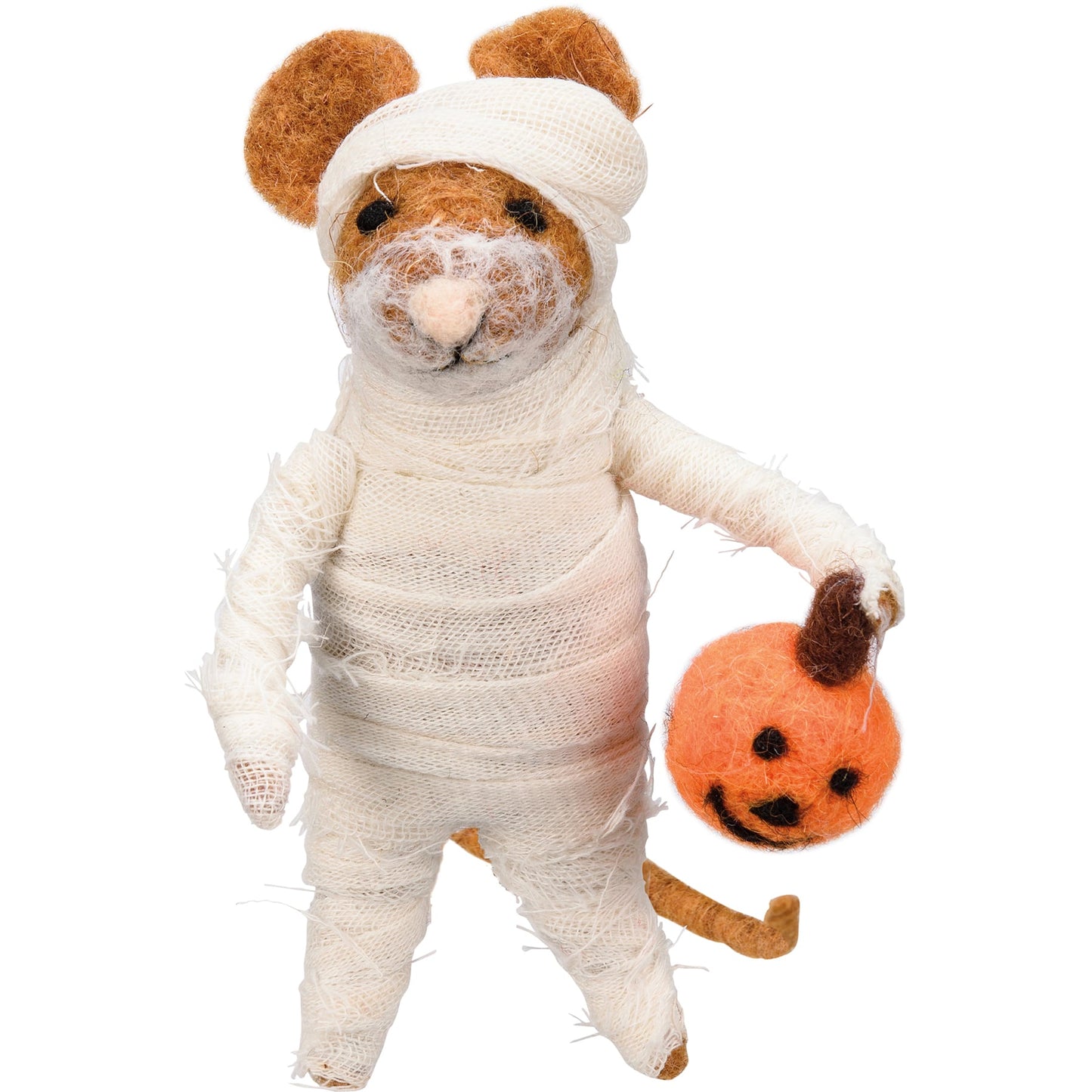 Mummy Felt Mouse Critter
