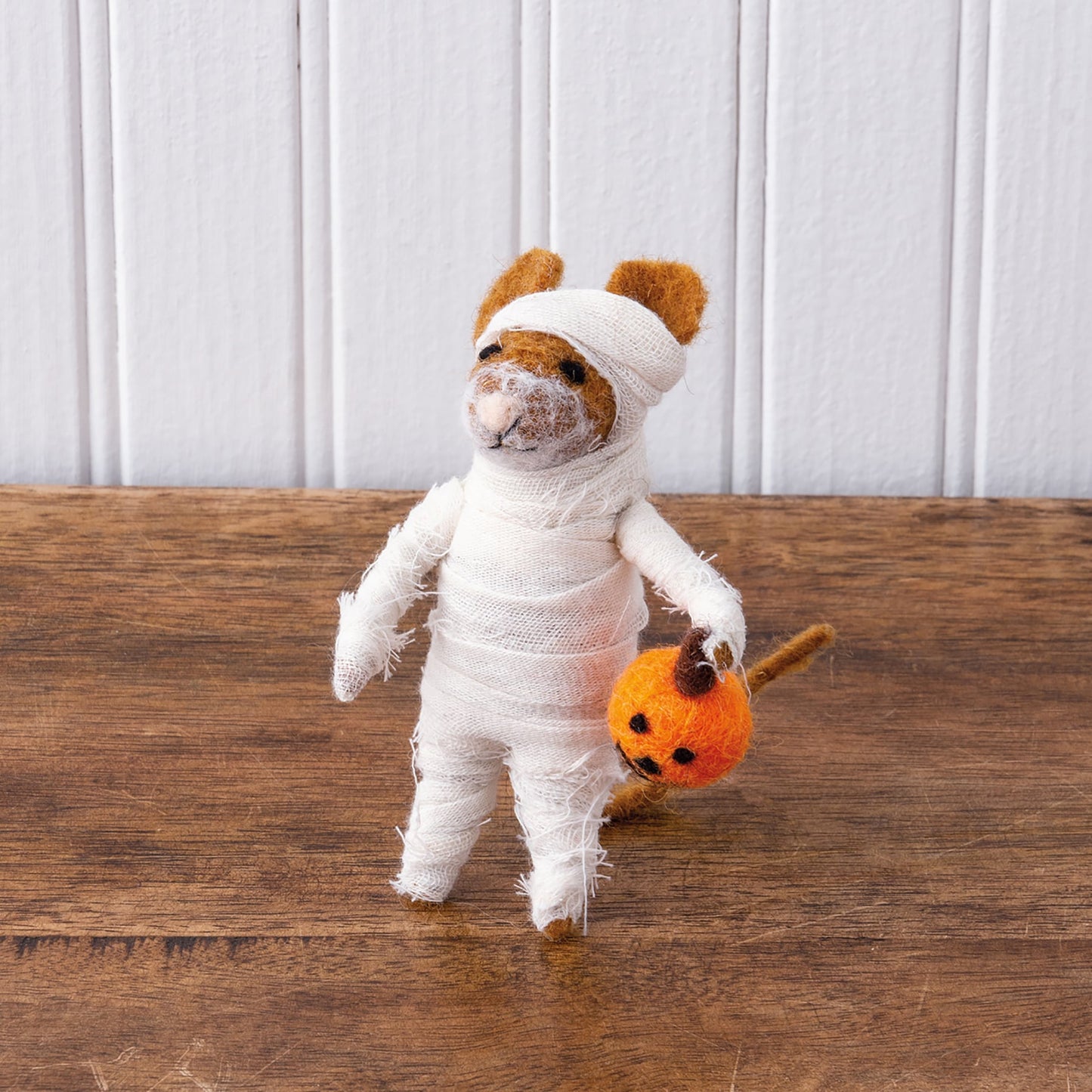 Mummy Felt Mouse Critter