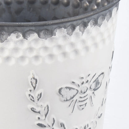 Bumble Bee Metal Bucket - 2 Sizes
