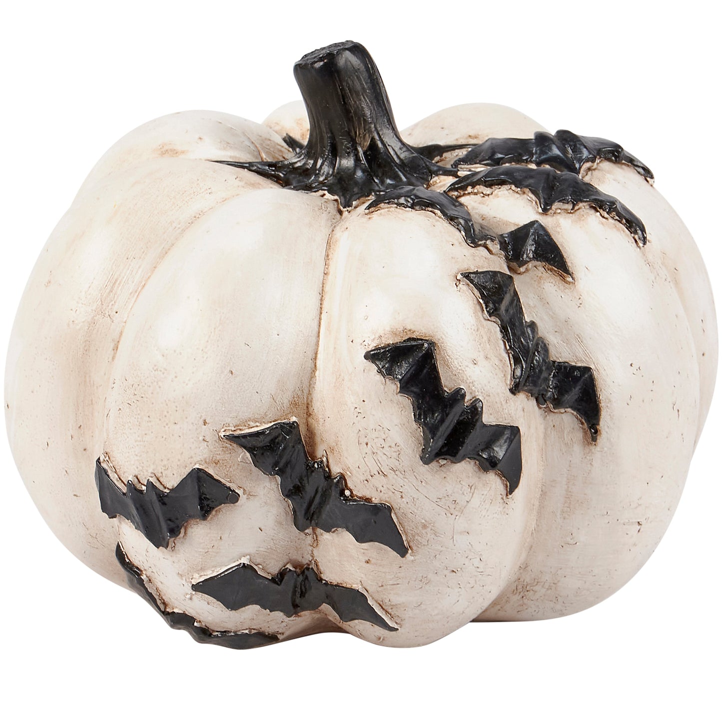 Let's Go Batty - Resin Pumpkin with Bats