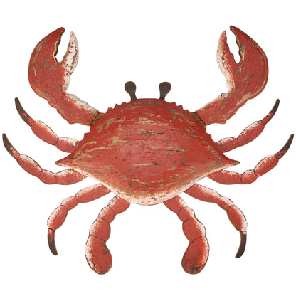 Wooden Crab Wall Decor