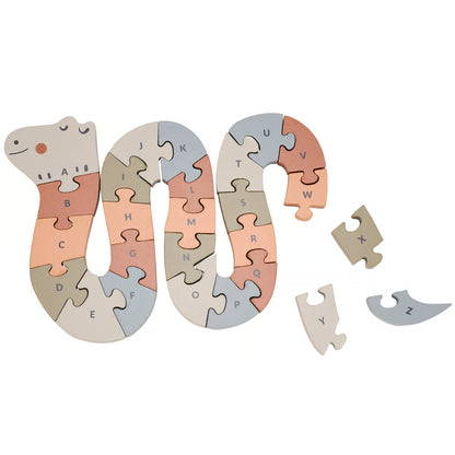 Alphabet Snake Chunky Wooden Children's Puzzle