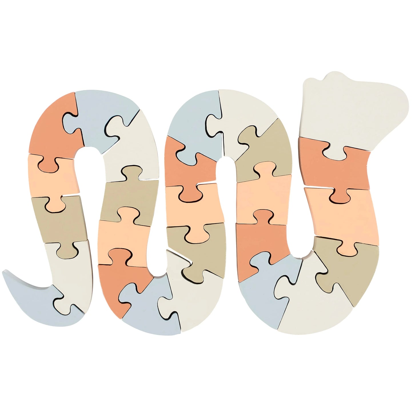 Alphabet Snake Chunky Wooden Children's Puzzle