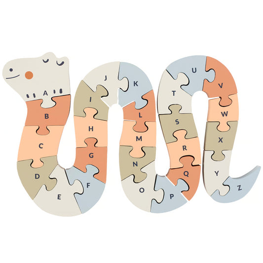 Alphabet Snake Chunky Wooden Children's Puzzle