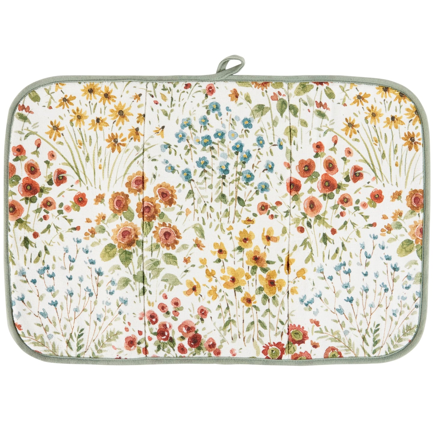Wildflowers Dish Drying Mat