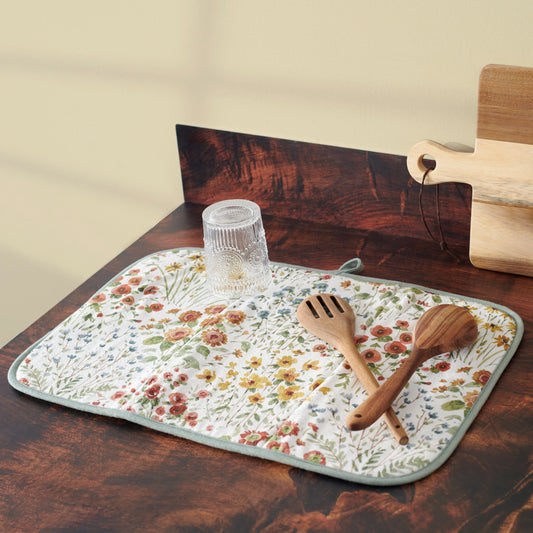 Wildflowers Dish Drying Mat