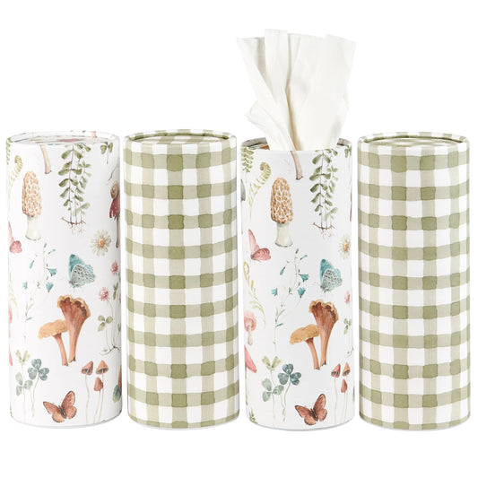 Mushroom Study Tissue Box - Great for Car Cup Holder