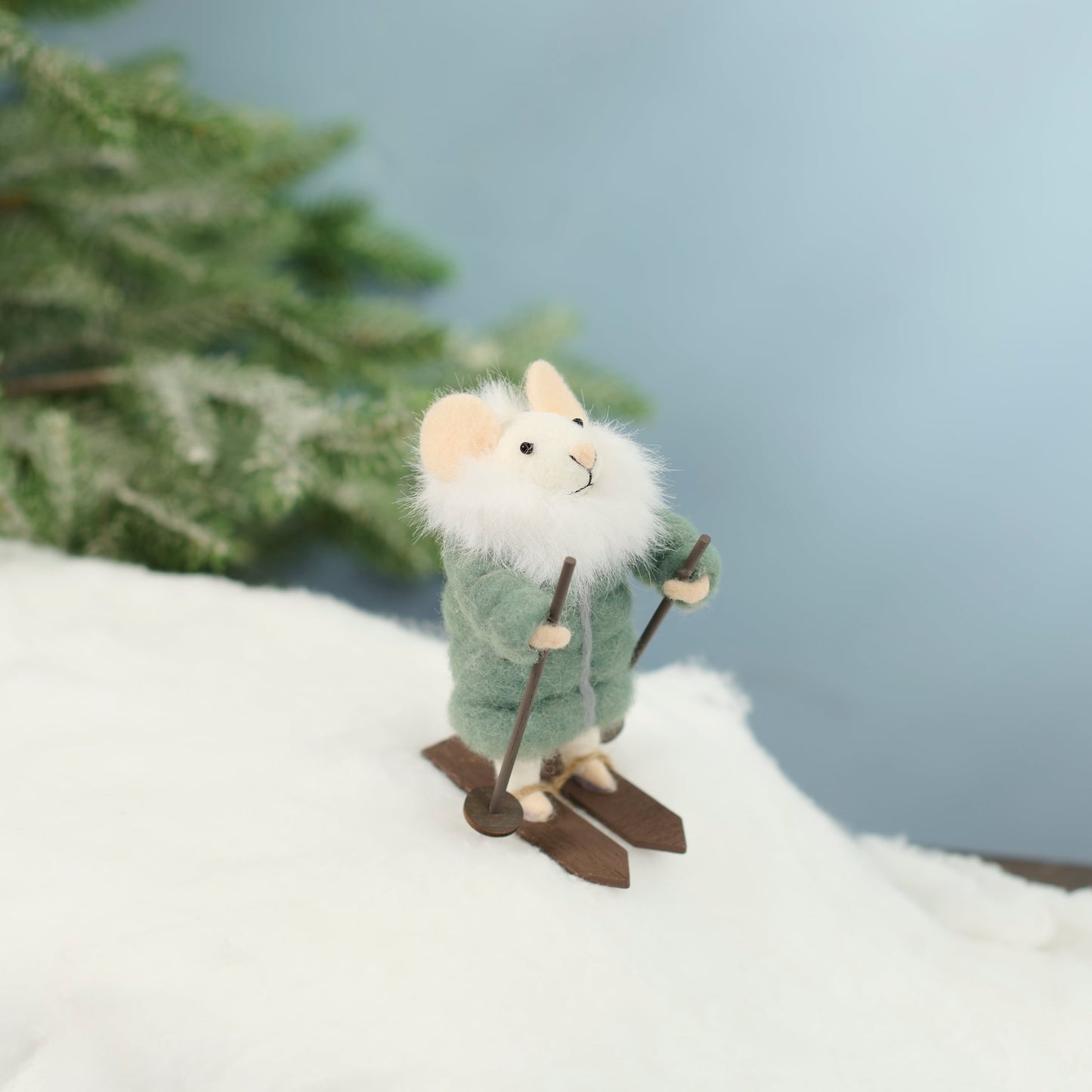 Skier Felt Mouse Critter
