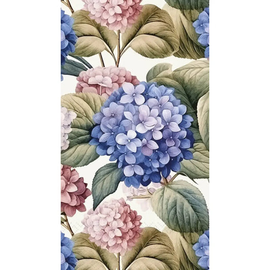 Dinner Napkins Guest Towels - Painted Hydrangea