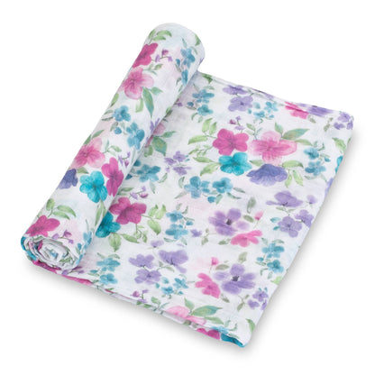 Baby Muslin Swaddle Blanket -  Field of Dreams