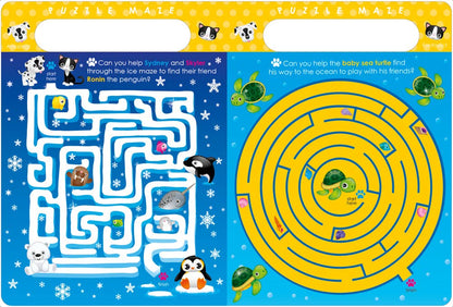 Write and Wipe Mazes and Dot To Dot Activity Book