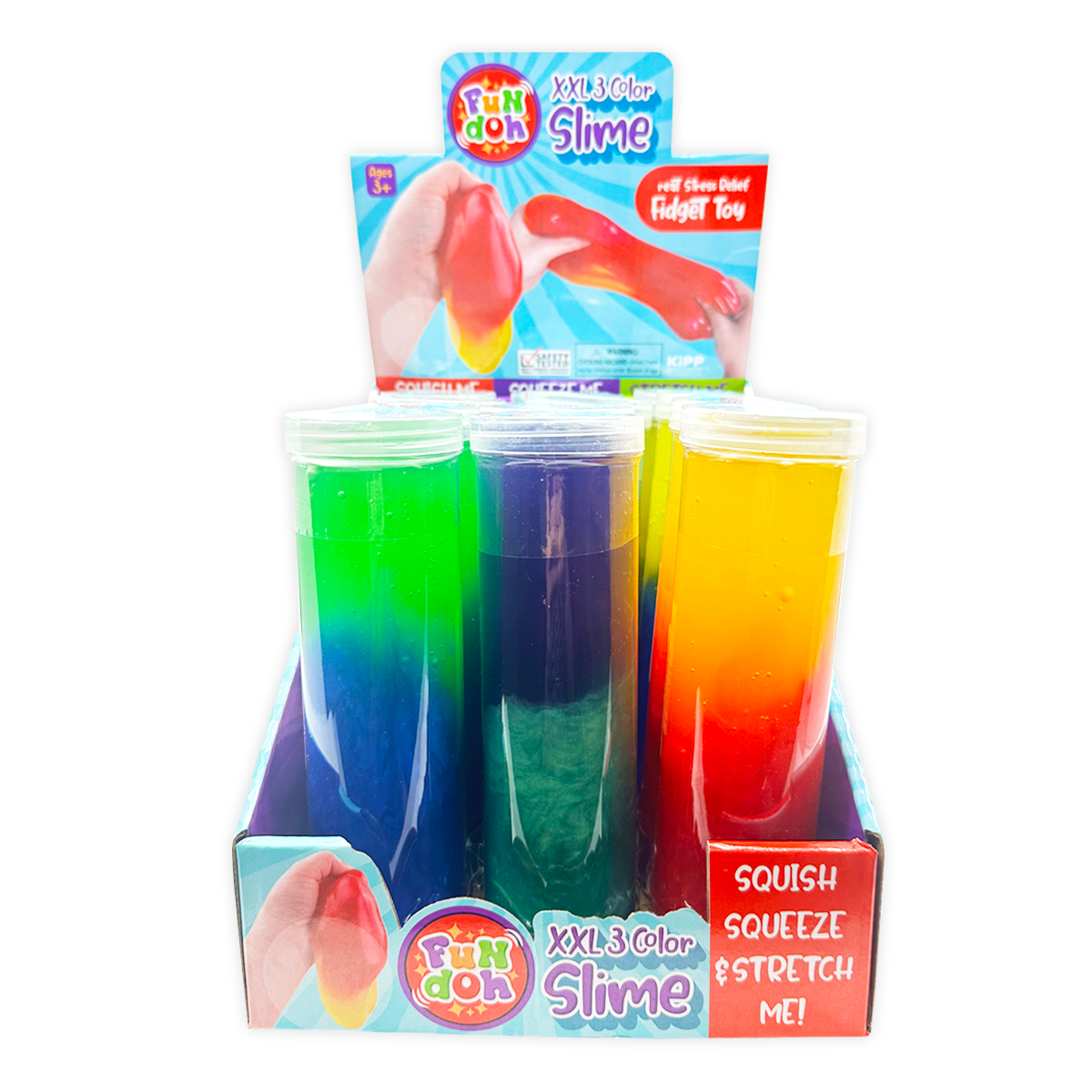 Fun Doh XXL Tri-Color JUMBO Sensory Squishy