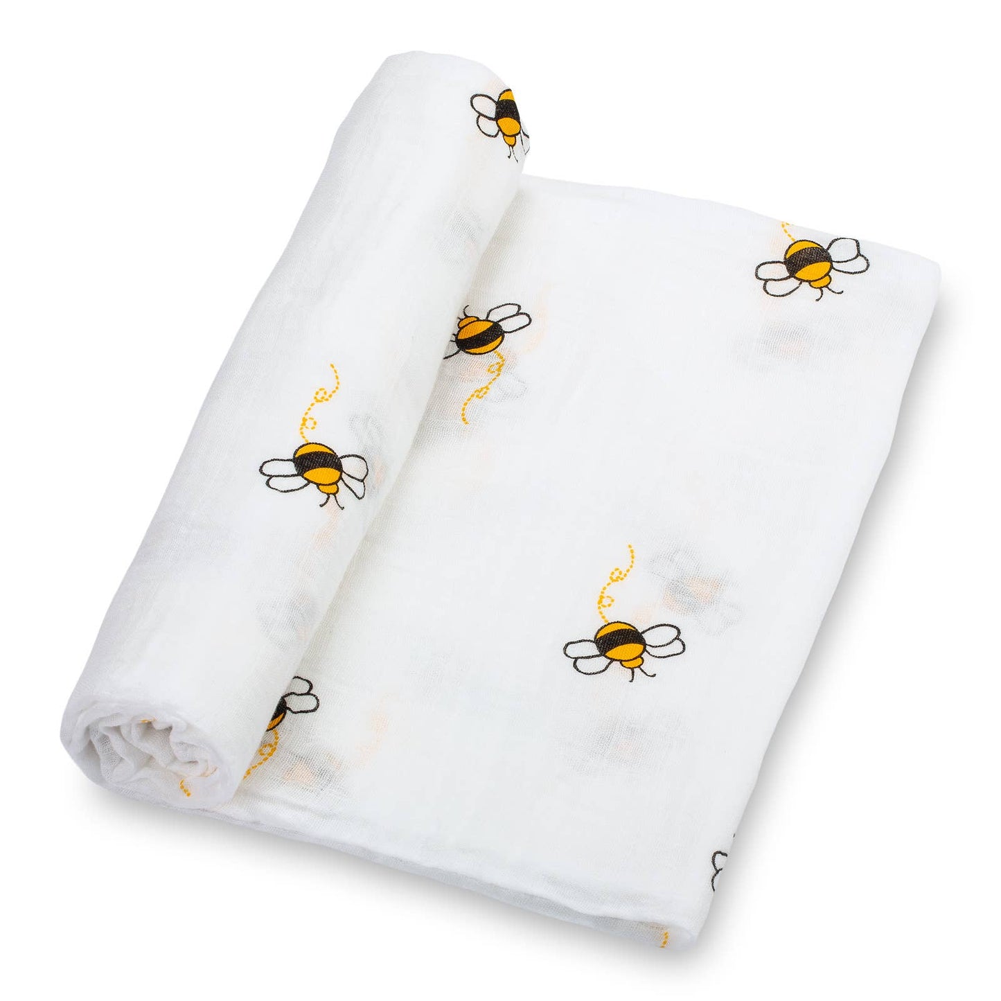 Baby Muslin Swaddle Blanket Bee-utiful Bee Theme
