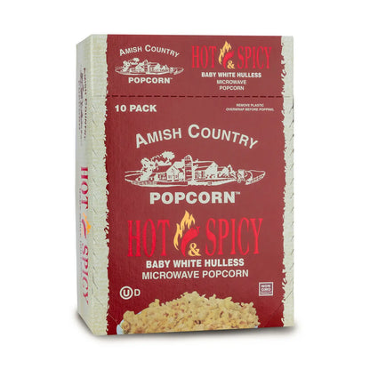 Amish Country Microwave Popcorn 10 Pack - Flavor Options