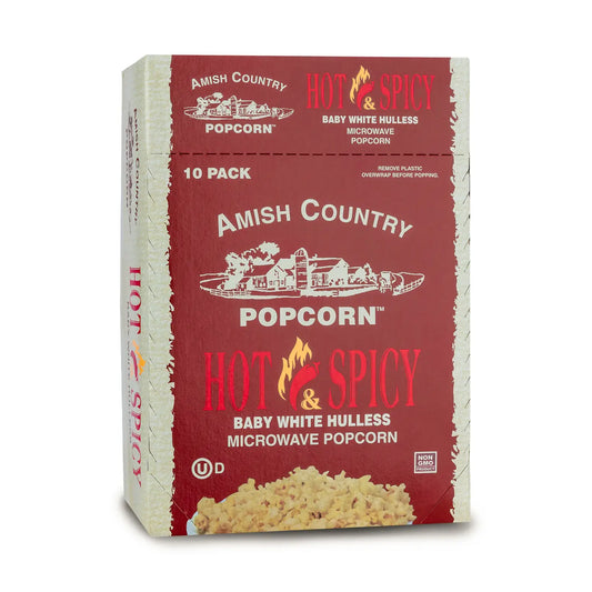 Amish Country Microwave Popcorn 10 Pack - Flavor Options