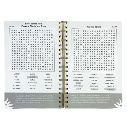 Smithsonian Botanicals Gardens and Plants Word Search Book