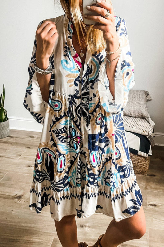 Summer Breeze Printed Dress