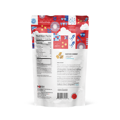 Backyard Cookout Poppy Popcorn