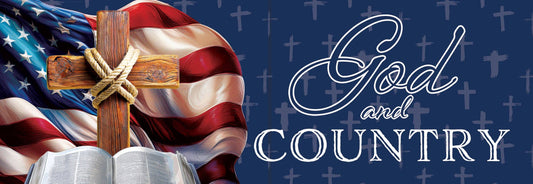 God and Country Signature Sign Insert