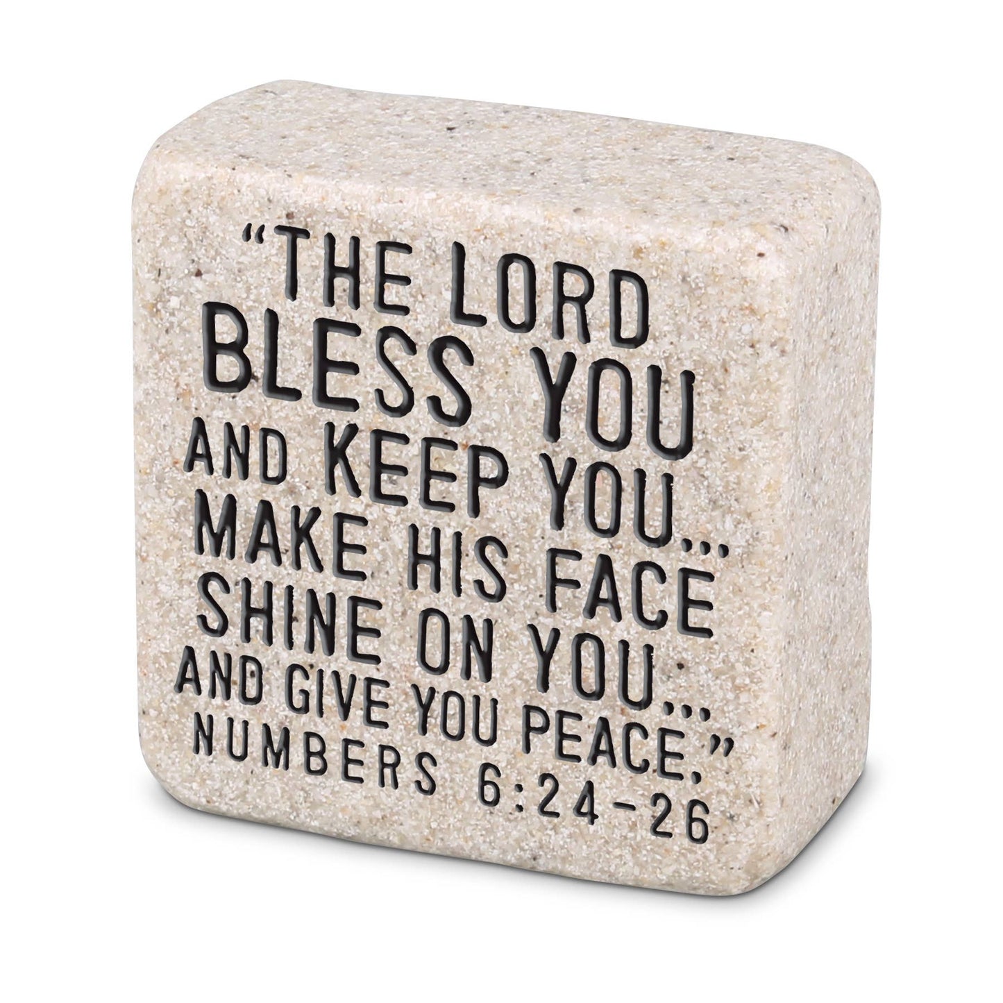 Lord Bless You Scripture Stone - Numbers 6: 24-25
