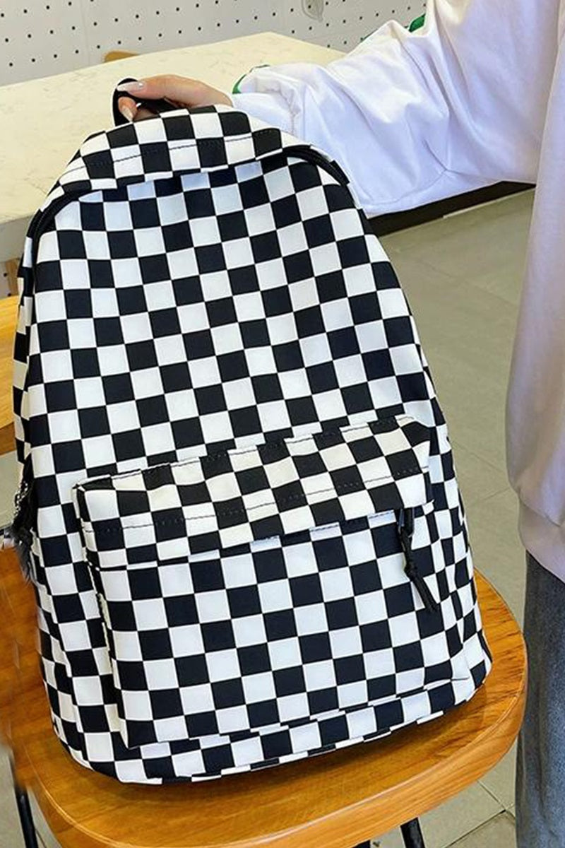 Check it Out Checkerboard Backpack