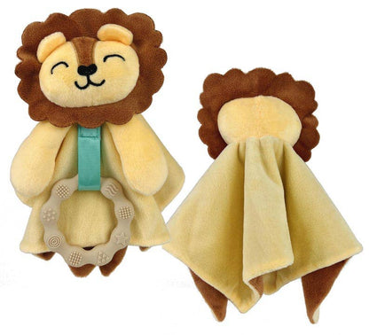 Lennox Lion Lovey - Plush Teething Toy Security Blanket