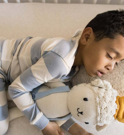 Blue Rugby Stripe Organic Cotton Sleep & Play - Burt's Bees Baby