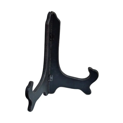 Wooden Easel Plate Stand - Black, 3 Size Options