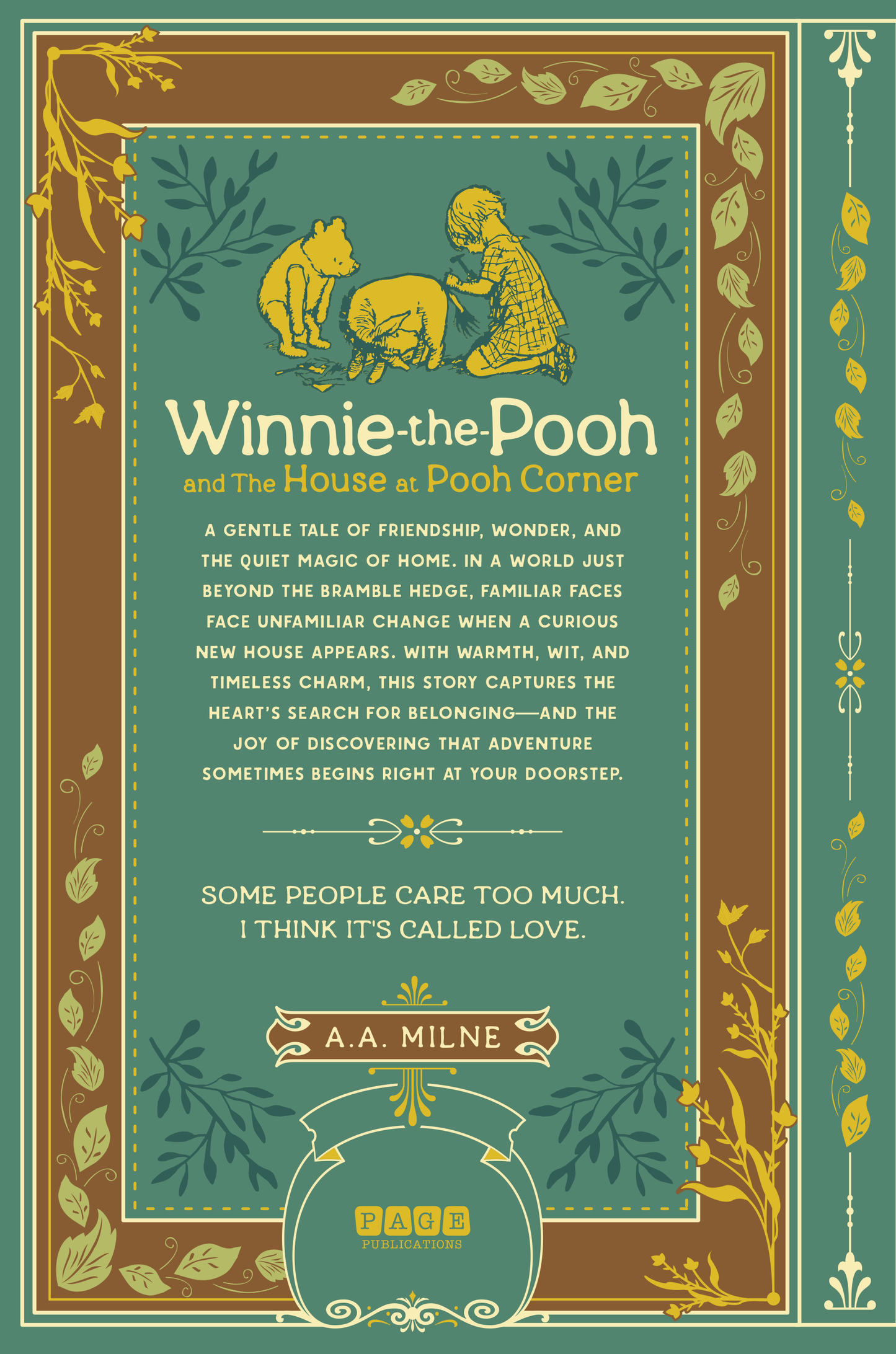 Winnie-the-Pooh & The House at Pooh Corner - Deluxe Hardcover Book
