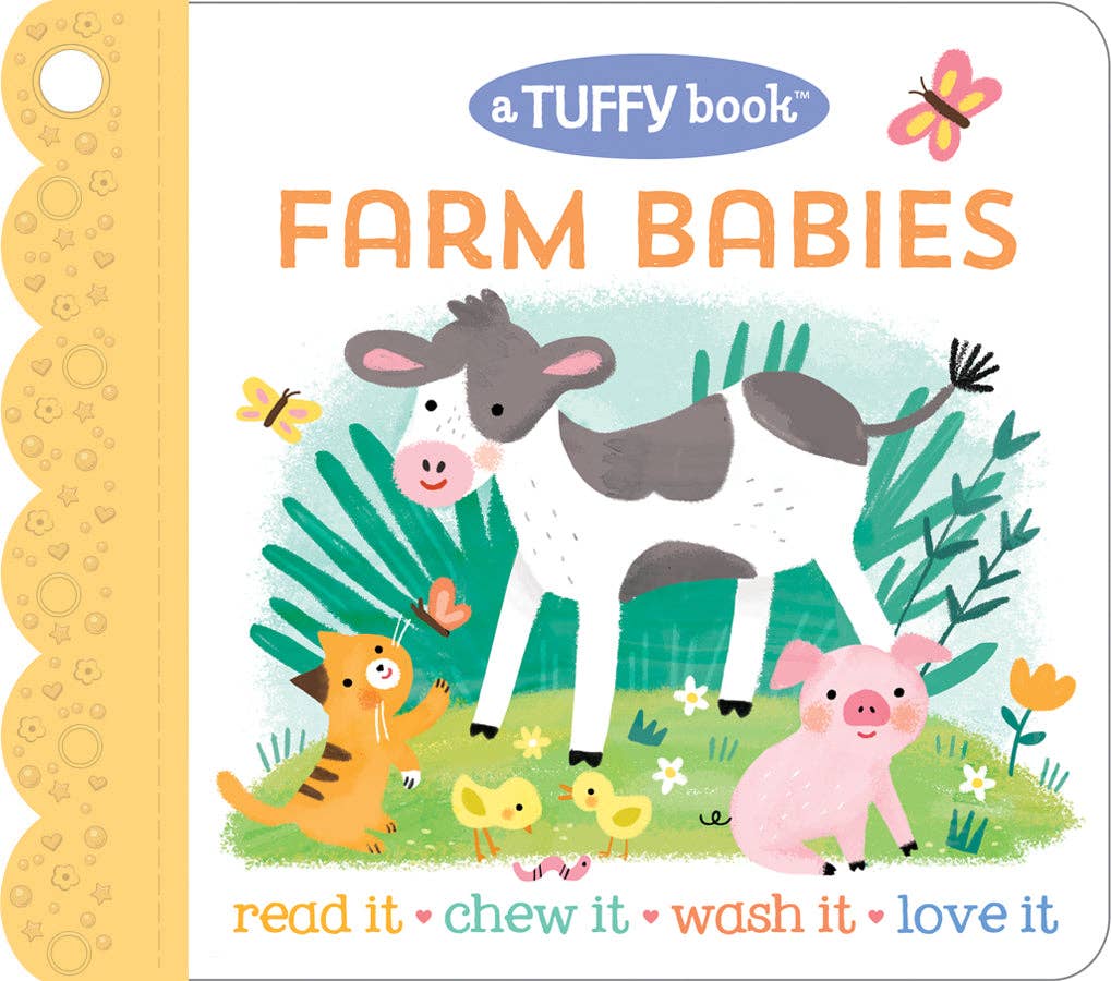 Farm Babies - Tuffy Teether Indestructible Book