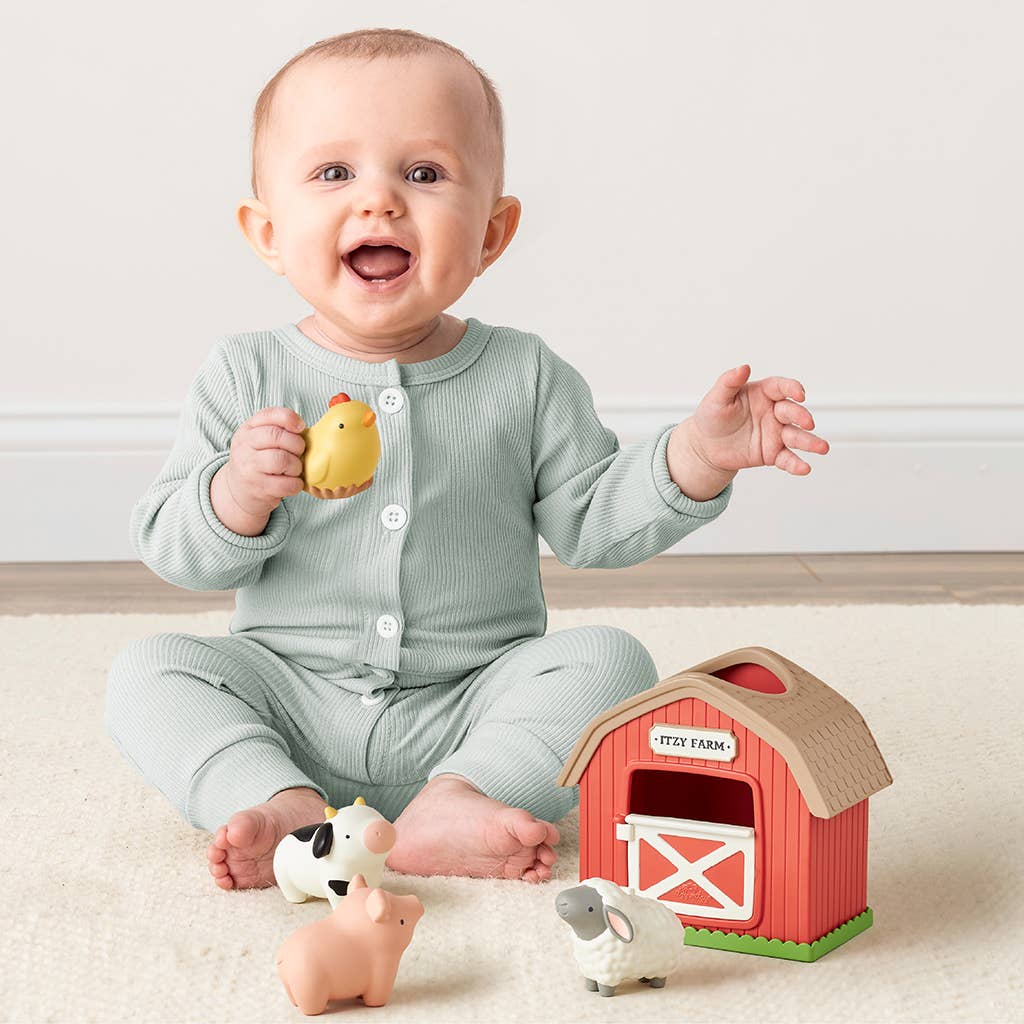 Itzy Ritzy Play Barn™ with Animals Baby Toy