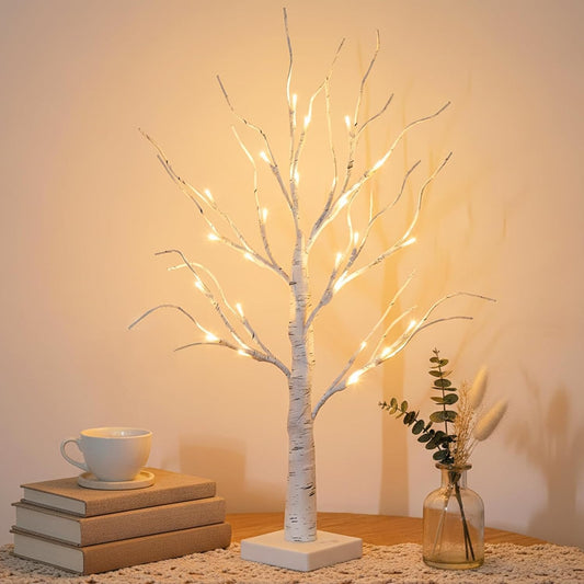 Lighted Birch Tree - 2 Ft.