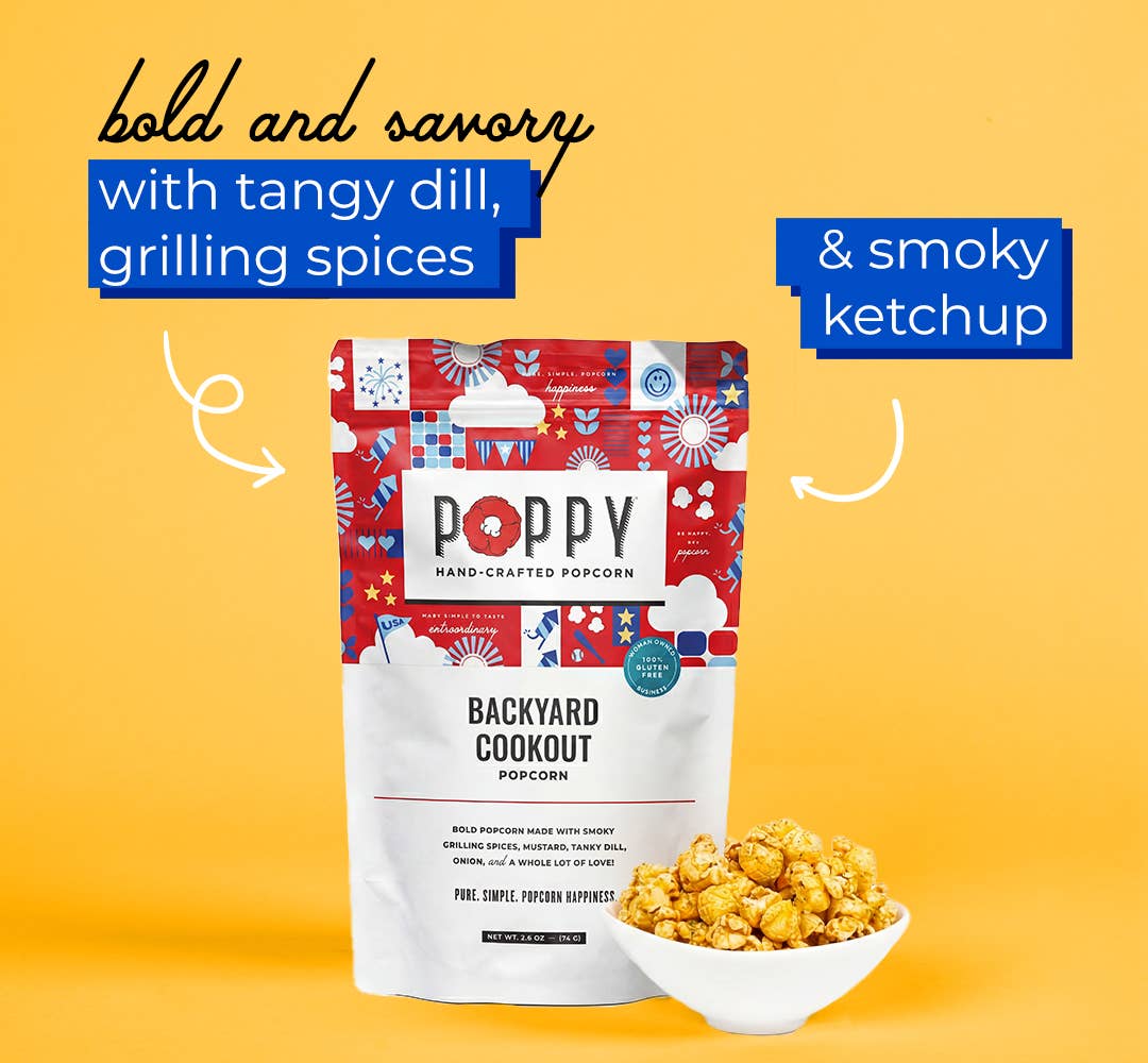 Backyard Cookout Poppy Popcorn