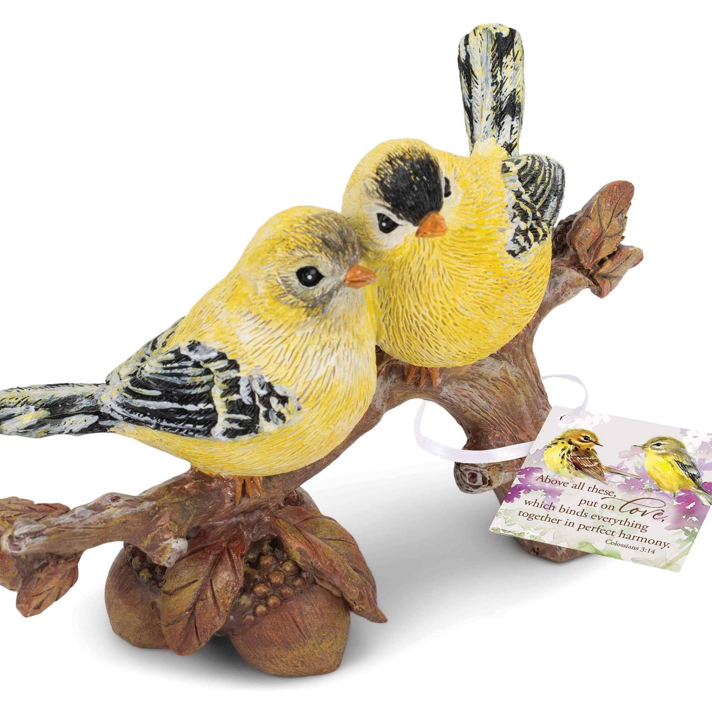 Bird Tabletop Figurine "Love One Another"