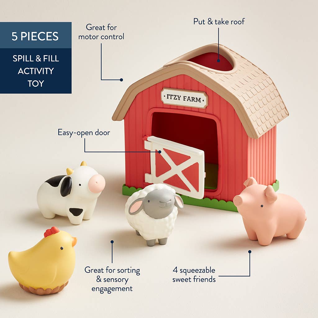 Itzy Ritzy Play Barn™ with Animals Baby Toy