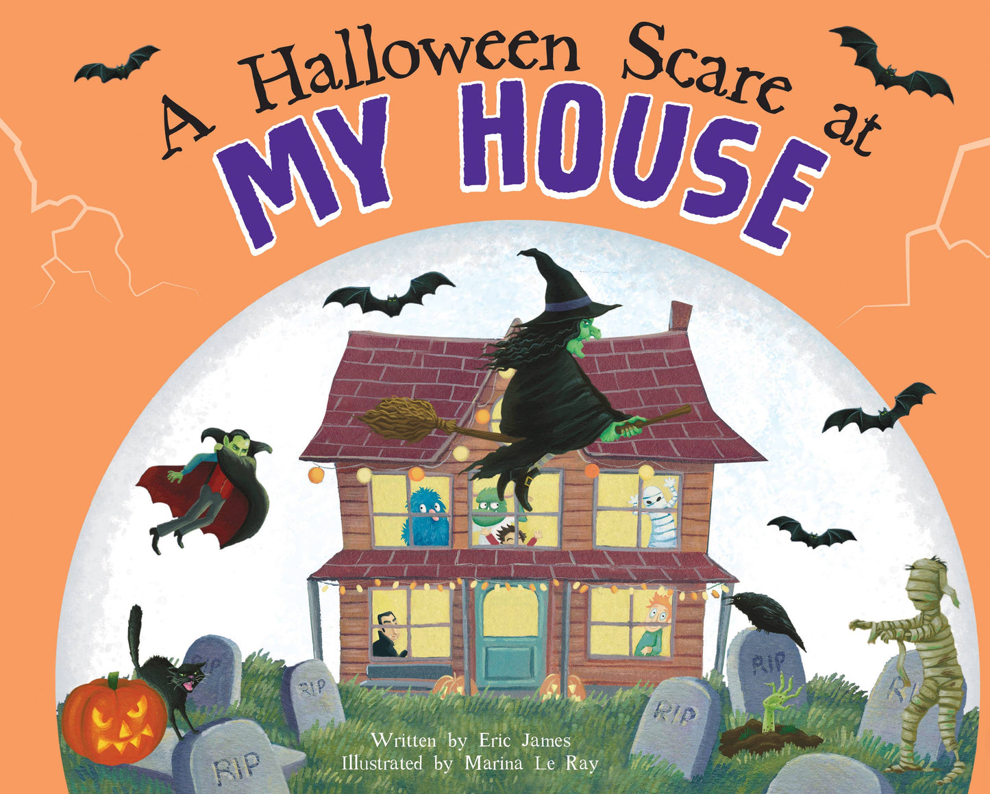 Halloween Scare at My House Childrens Book