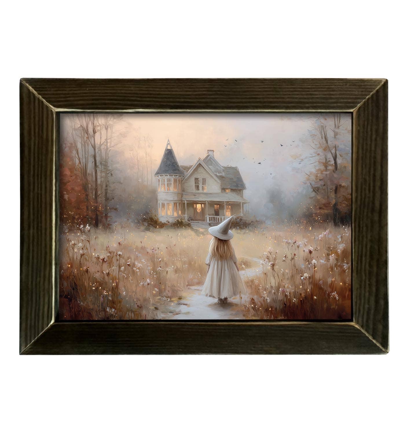 Little Witch Cottage Framed Art