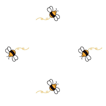 Baby Muslin Swaddle Blanket Bee-utiful Bee Theme
