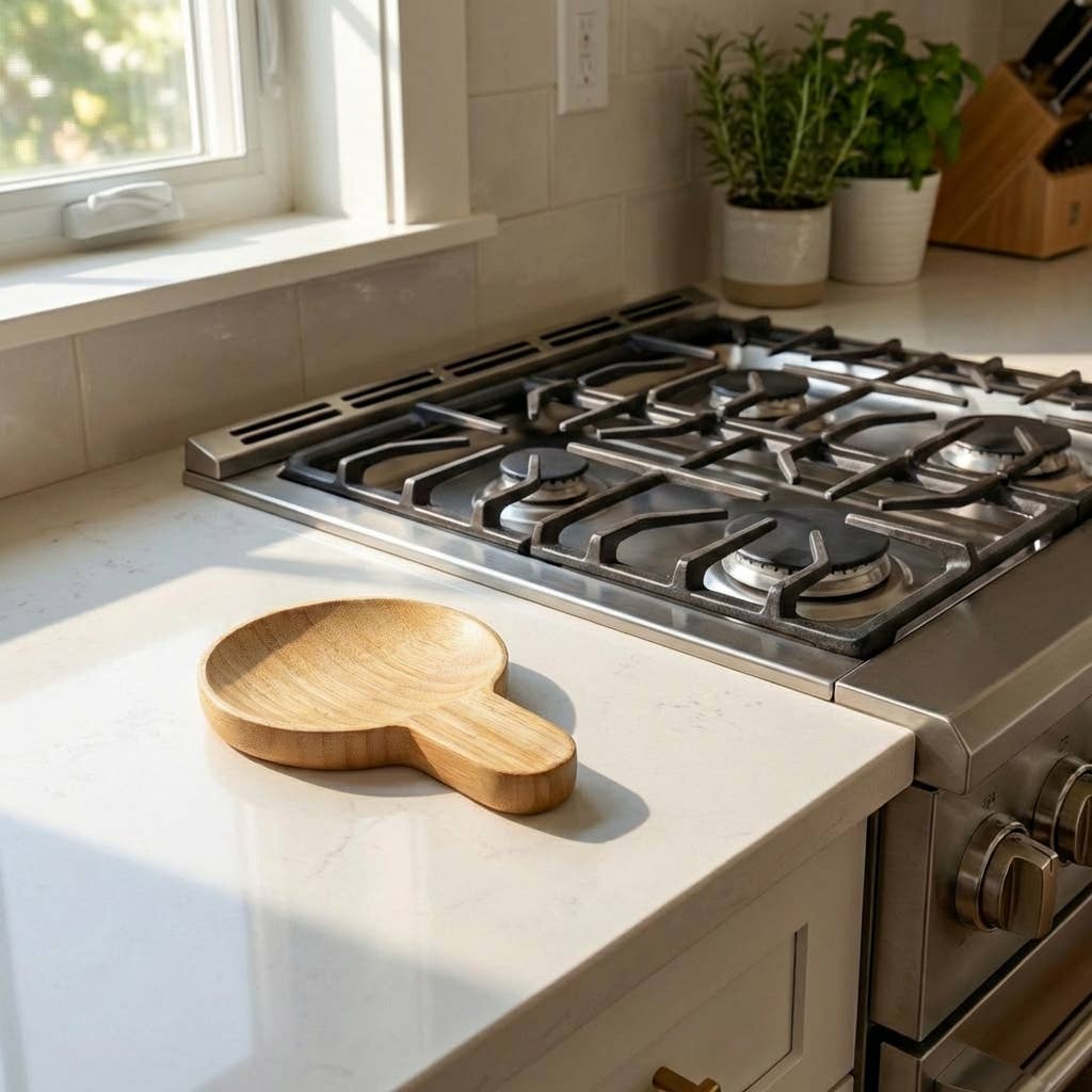 Bamboo Kitchen Spoon Rest