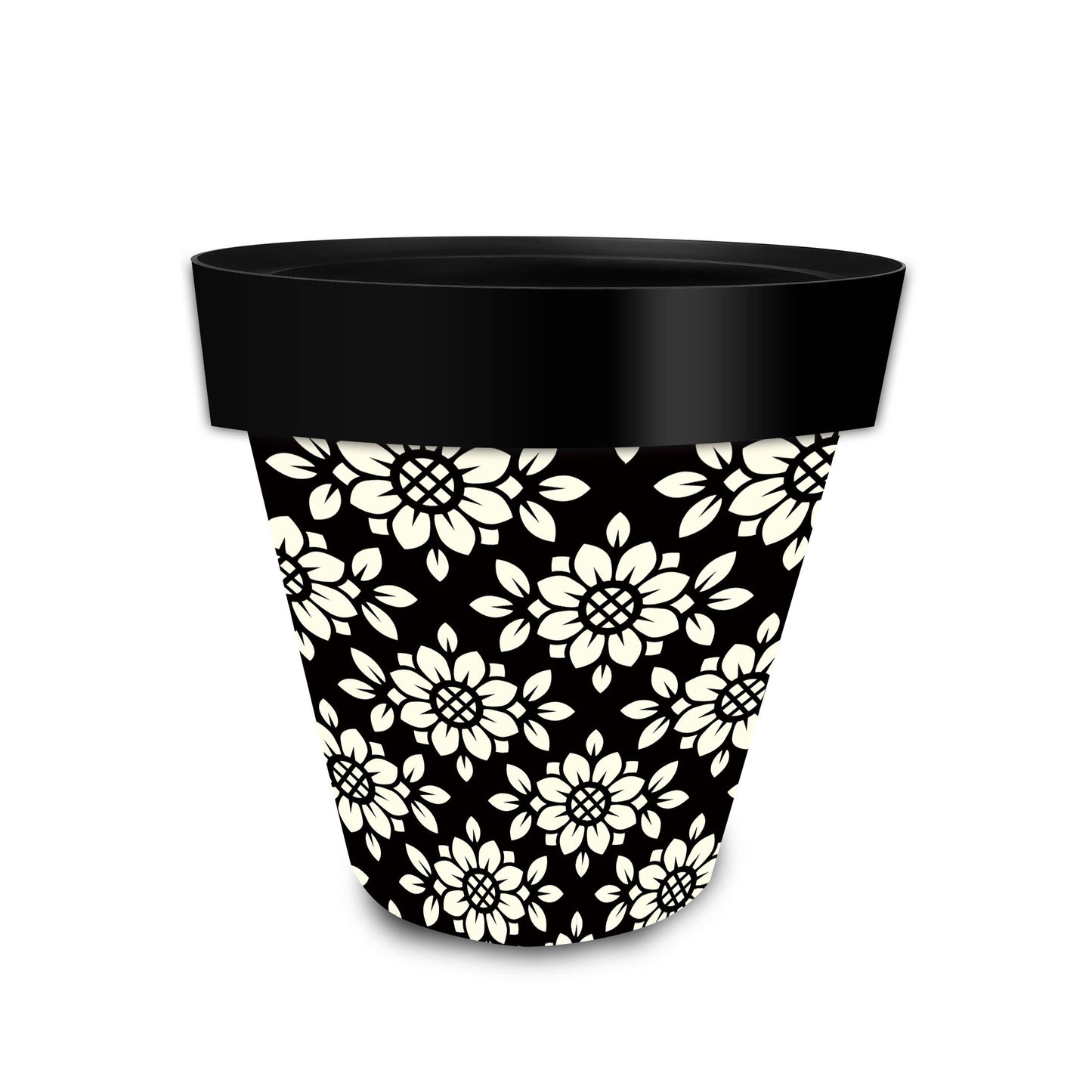 Geometric Floral Indoor/ Outdoor Planter