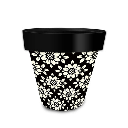 Geometric Floral Indoor/ Outdoor Planter