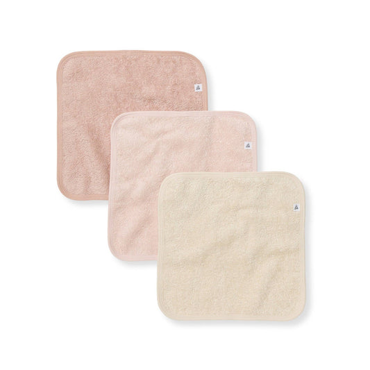 Organic Cotton Woven Terry Washcloths 3 Pack - Burt's Bees Baby