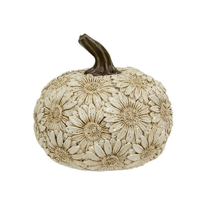 Harvest Sunflower Resin Pumpkin - Three Color Options