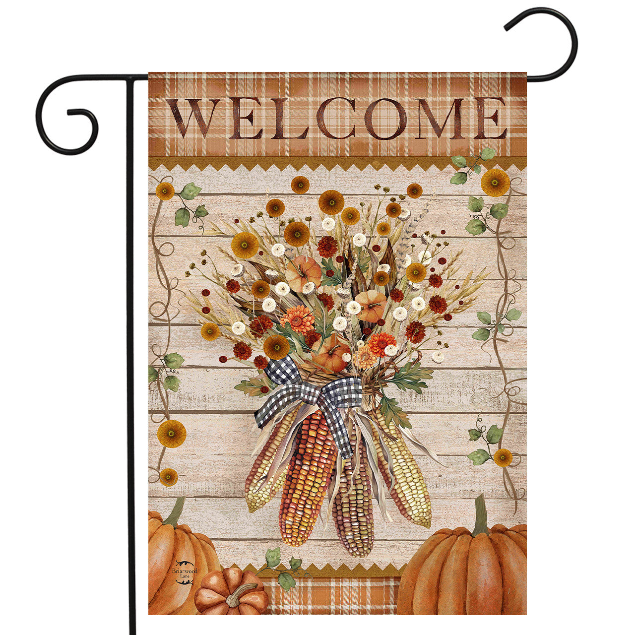 Autumn Corn Garden Flag