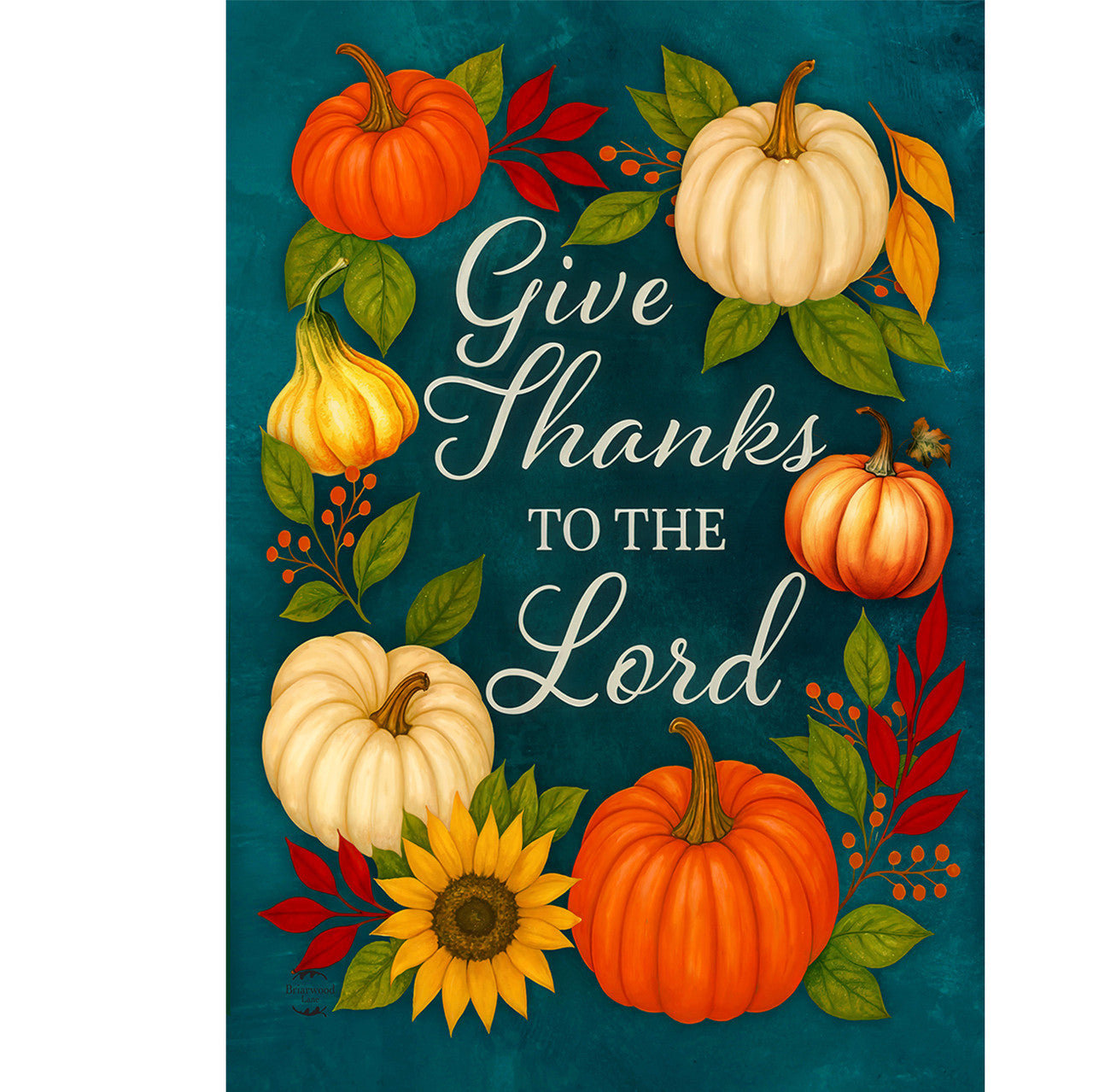 Give Thanks To the Lord House Flag