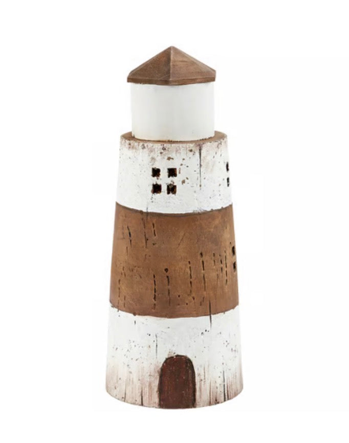 Rustic Wooden Lighthouse - Small or Large