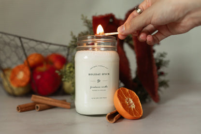 Holiday Spice - Antique Candle Co Mason Jar Candle