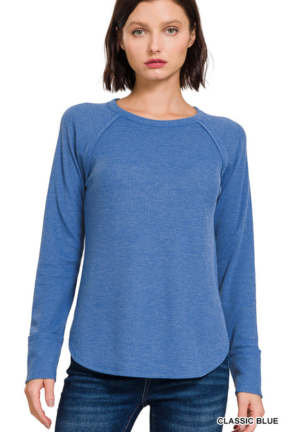 Baby Waffle Long Sleeve Top